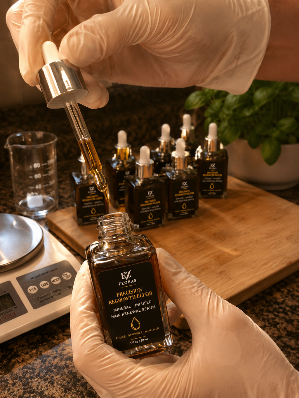 EZORAS Precision Regrowth Elixir™ | Hair Growth & Density Oil