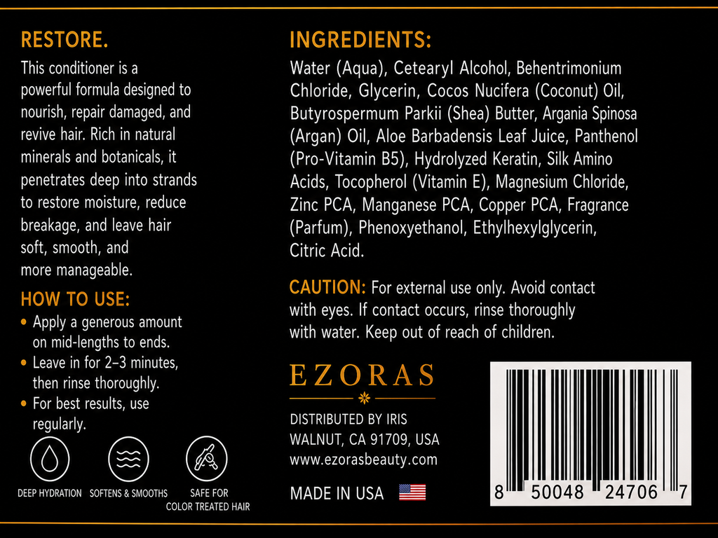 EZORAS Sea Moss Moisture Conditioner
