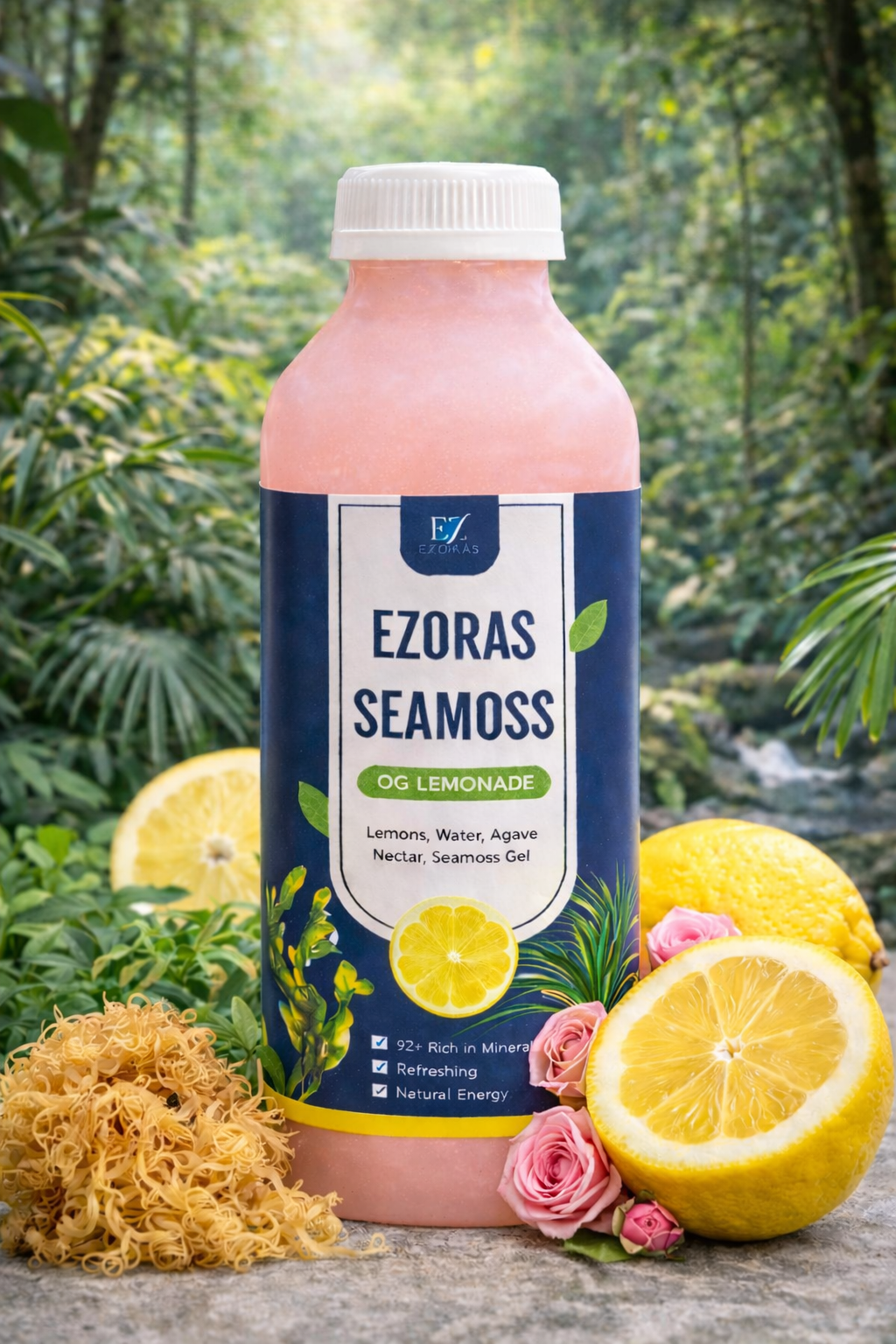 SeaMoss Infused OG Rose Lemonade